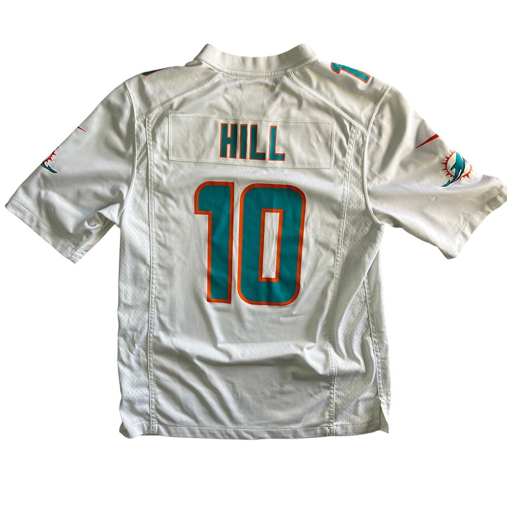 Nike Miami Dolphins Tyreek Hill #10 NFL On Field Jersey White Men’s Medium - Picture 4 of 16